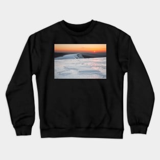 Picws Du from Fan Brycheiniog, Carmarthen Fan, Brecon Beacons National Park, Wales Crewneck Sweatshirt